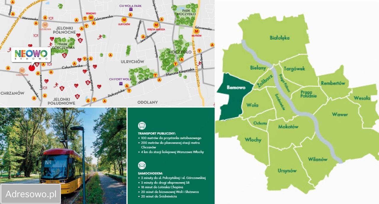 Mieszkanie 3-pokojowe Warszawa Chrzanów, ul. Brzeżek. Zdjęcie 8