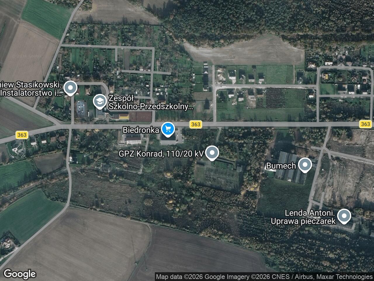 Nieruchomość komercyjna Iwiny Iwiny-Osiedle, Droga 363   Dino- Biedronka. Zdjęcie 1