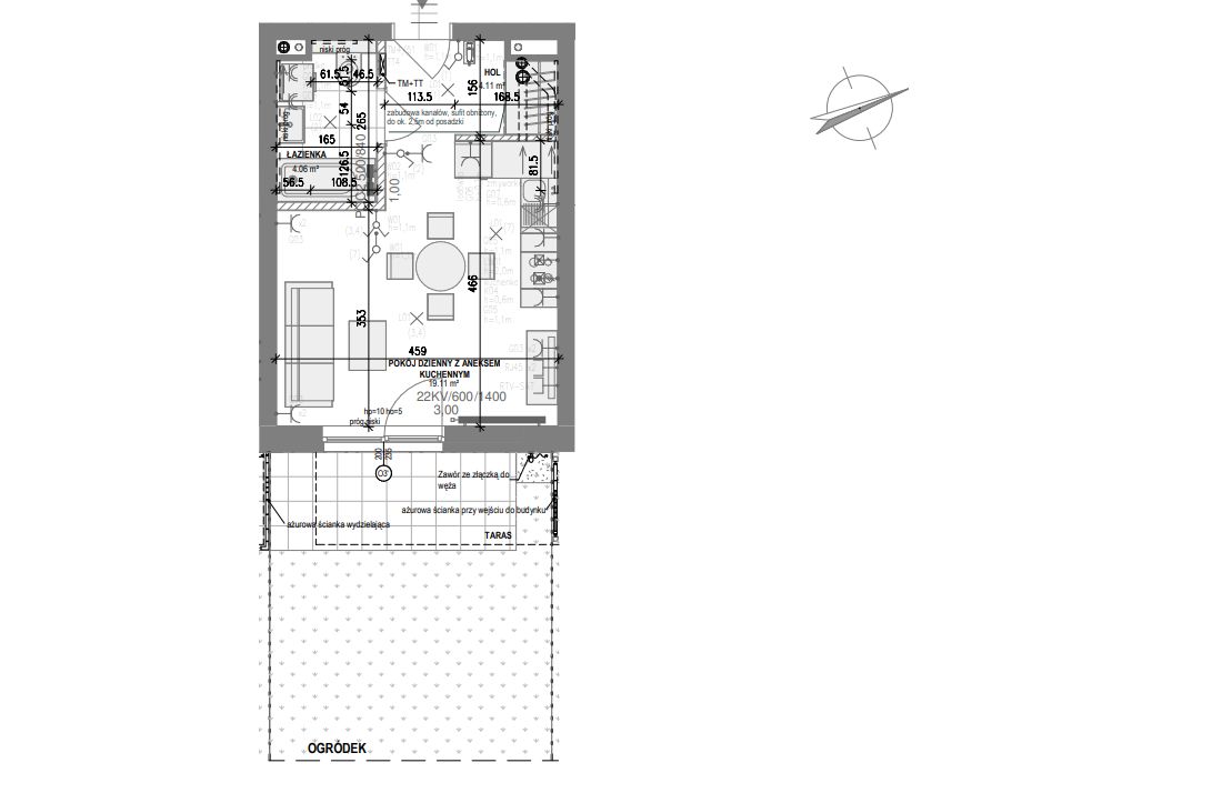 Mieszkanie 1-pokojowe Gdańsk Maćkowy, ul. Kazimierza Wielkiego. Zdjęcie 12