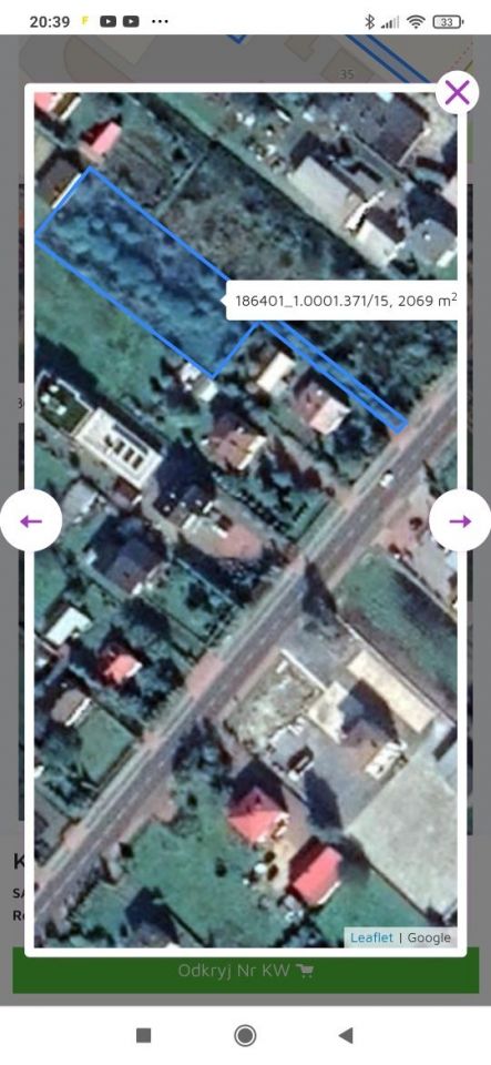 Działka budowlana Tarnobrzeg Dzików