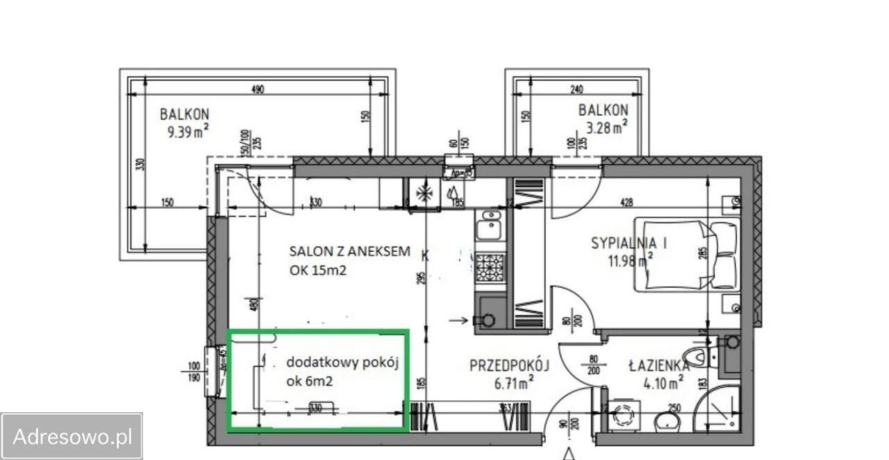 Mieszkanie 3-pokojowe Lublin Felin