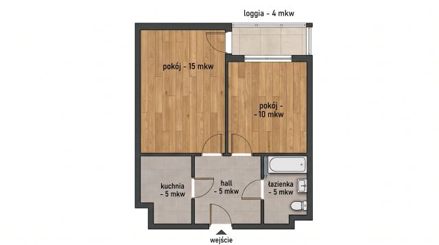 Mieszkanie 2-pokojowe Warszawa Bielany, ul. Stefana Żeromskiego. Zdjęcie 4