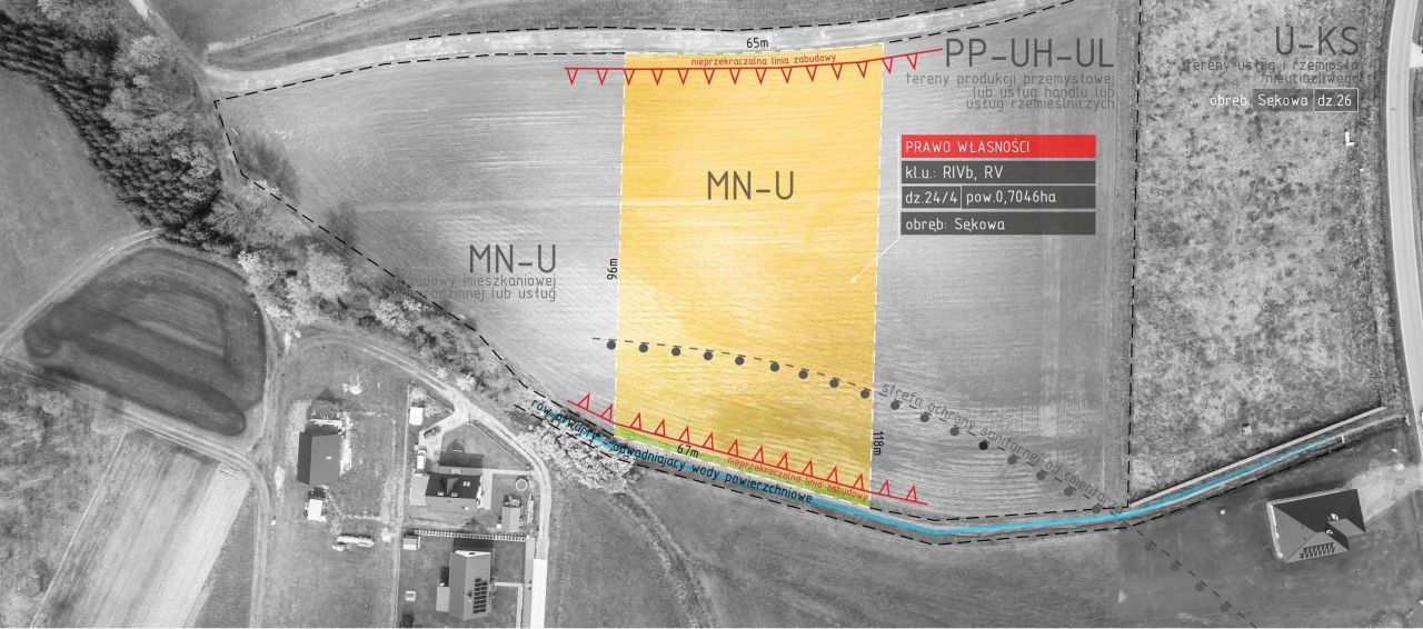 Działka budowlana Sękowa. Zdjęcie 5
