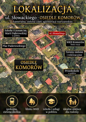 dom wolnostojący Komorów, ul. Juliusza Słowackiego. Zdjęcie 1