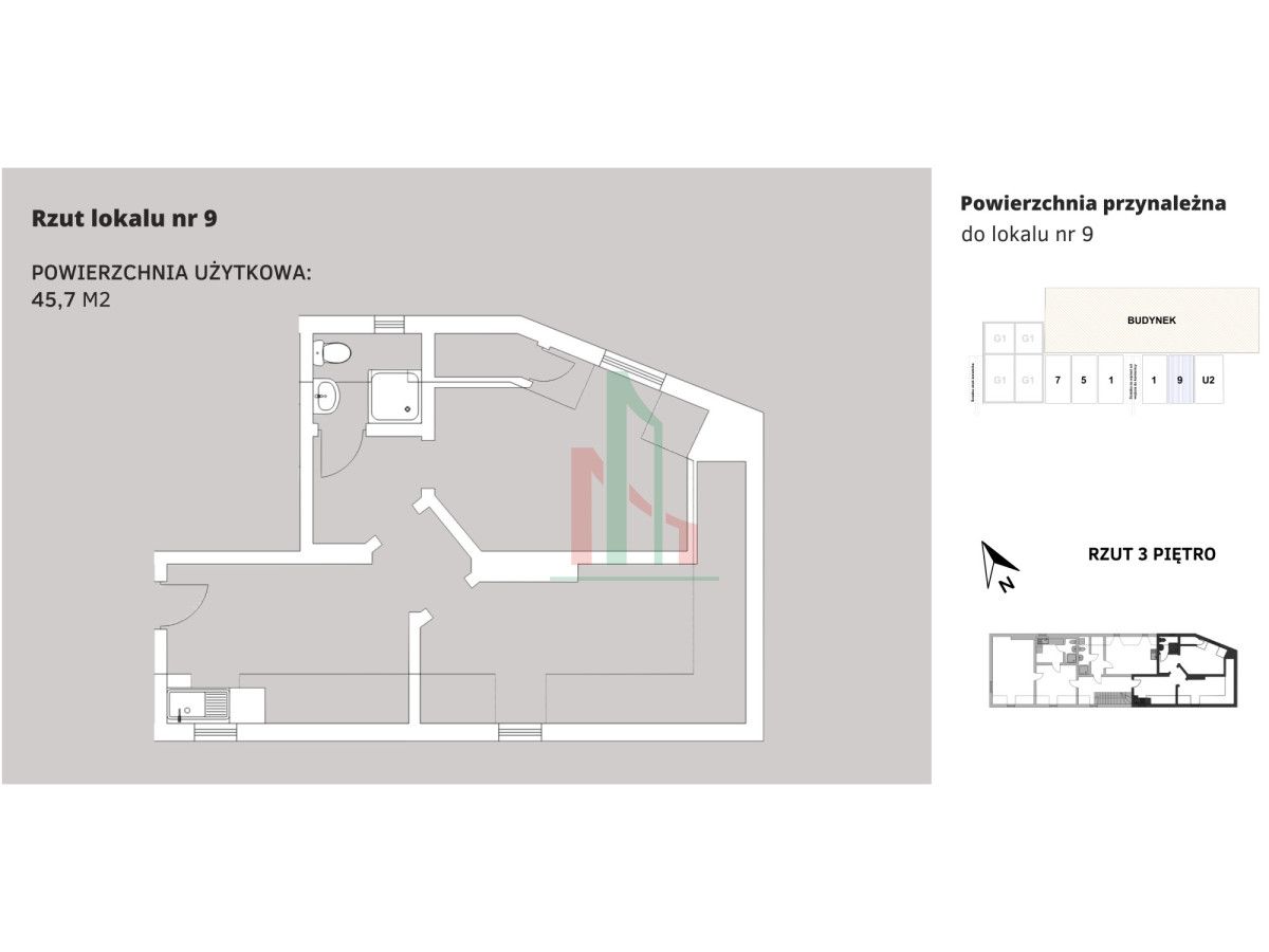 Mieszkanie 2-pokojowe Starogard Gdański Centrum. Zdjęcie 14