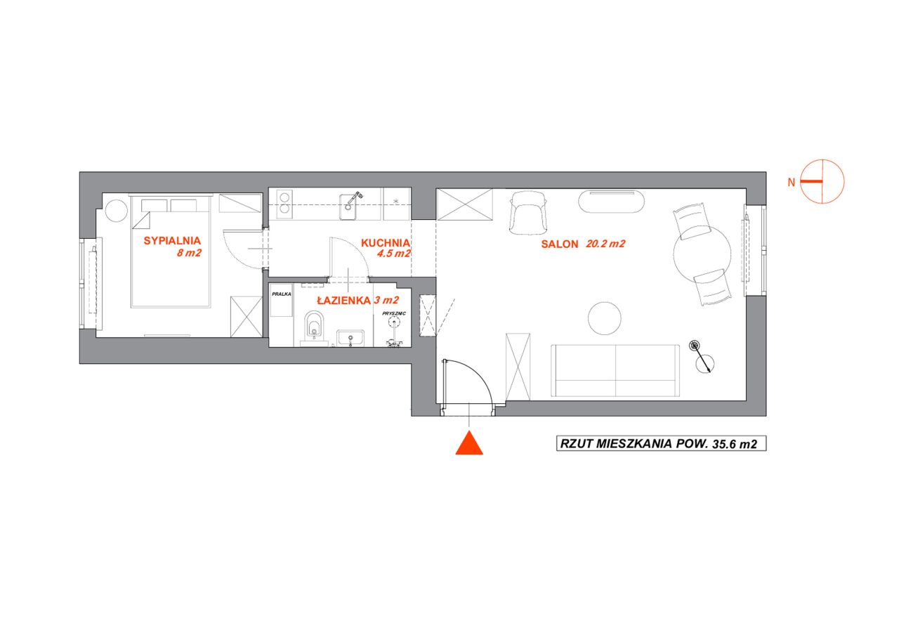 Mieszkanie 2-pokojowe Warszawa Śródmieście, Nowolipie. Zdjęcie 25