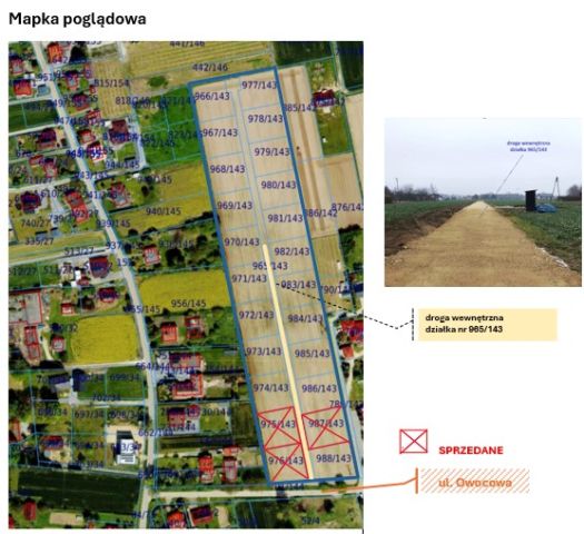 Działka budowlana Ćwiklice, ul. Owocowa. Zdjęcie 3