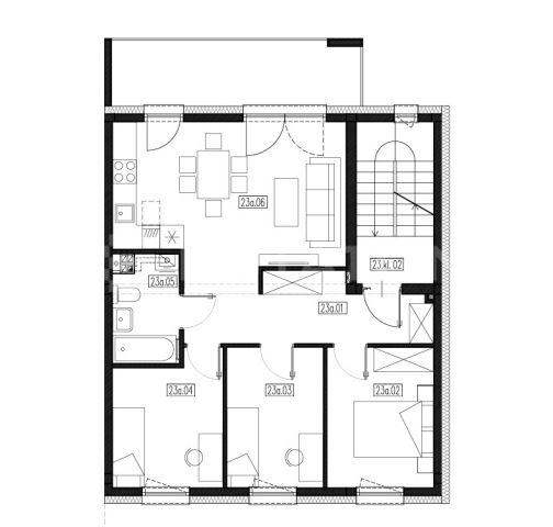 Mieszkanie 4-pokojowe Rzeszów Budziwój, ul. Budziwojska. Zdjęcie 3