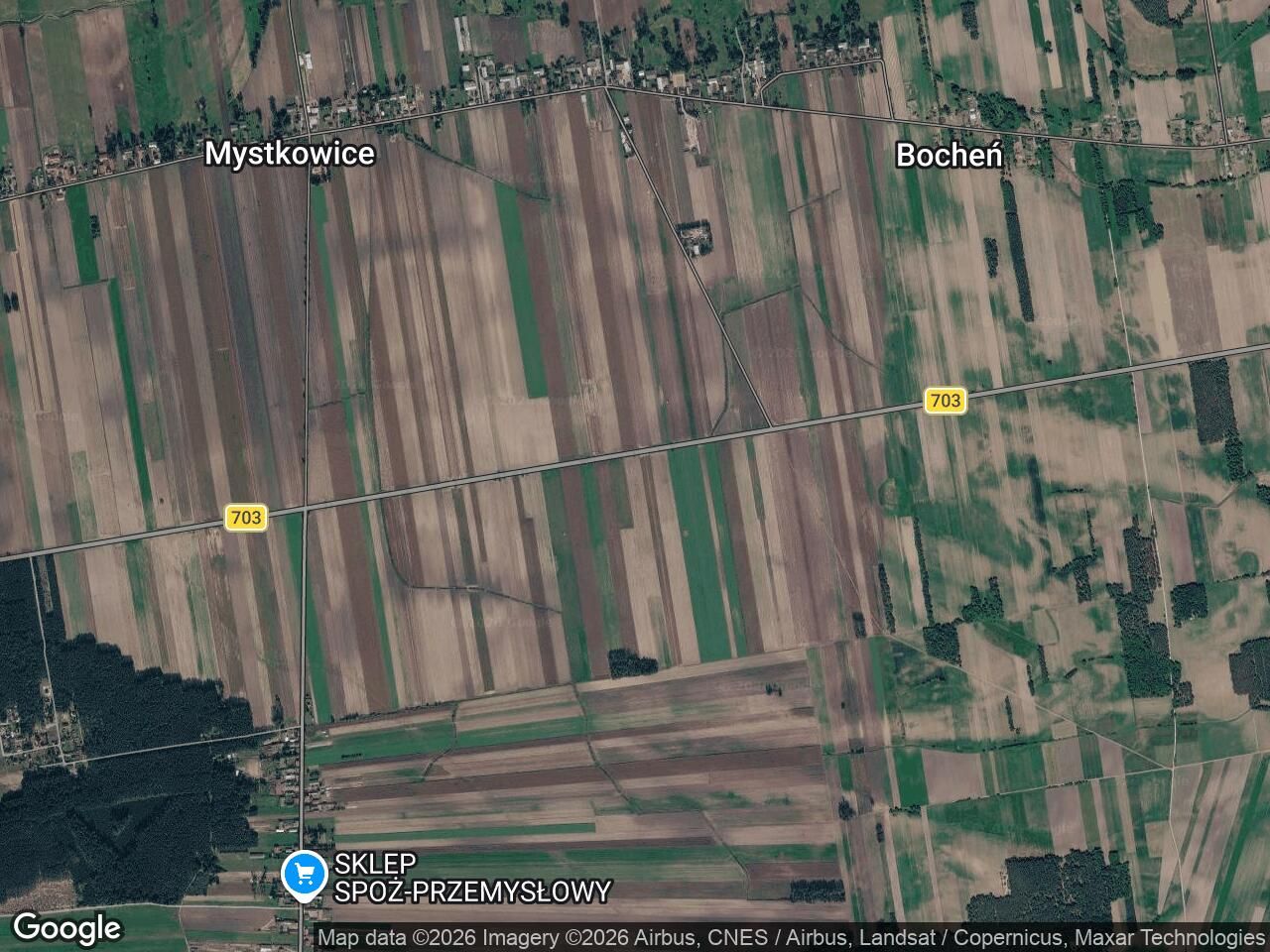 Działka rolna Bocheń. Zdjęcie 1