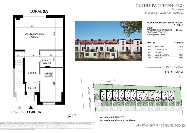 Mieszkanie 2-pokojowe Pruszków Bąki, ul. Ignacego Jana Paderewskiego. Zdjęcie 10
