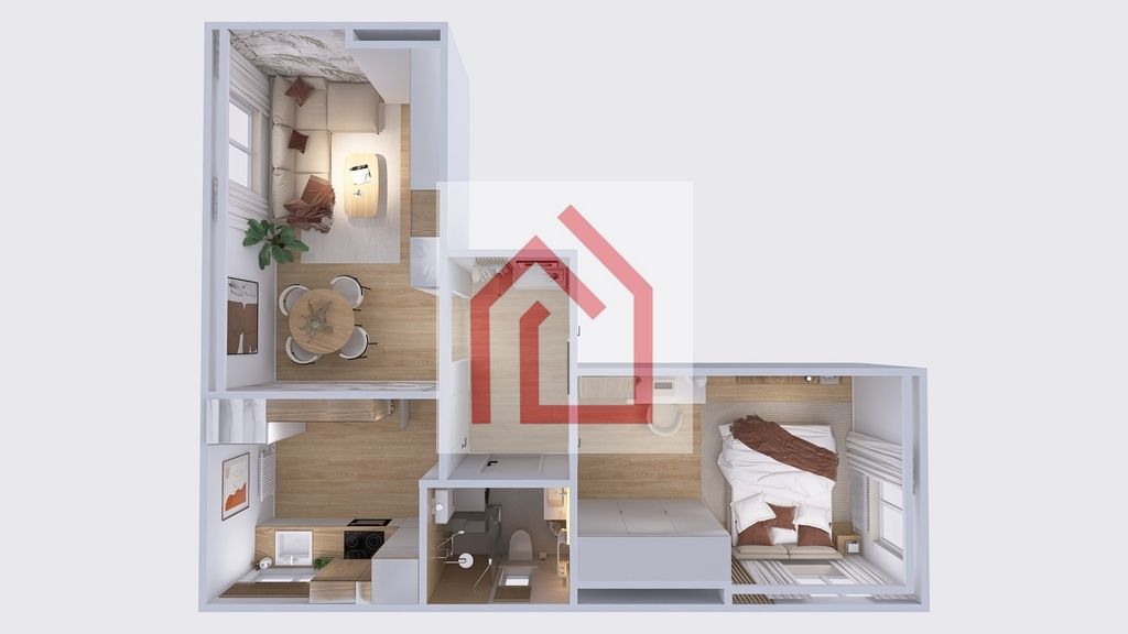 Mieszkanie 2-pokojowe Gdańsk Siedlce, ul. Zakopiańska. Zdjęcie 17