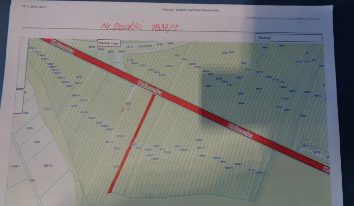 Działka budowlana Stężyca, ul. Królewska