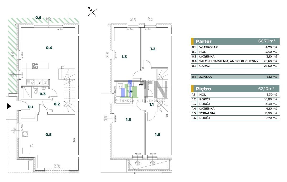 dom szeregowy, 5 pokoi Kamieniec Wrocławski. Zdjęcie 7