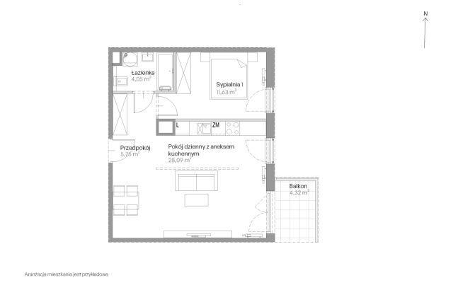 Mieszkanie 2-pokojowe Kraków Czyżyny, ul. Romana Ciesielskiego. Zdjęcie 14