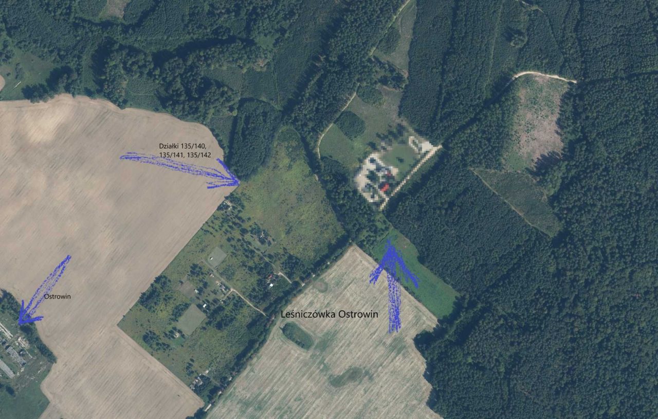 Działka siedliskowa Ostrowin. Zdjęcie 2