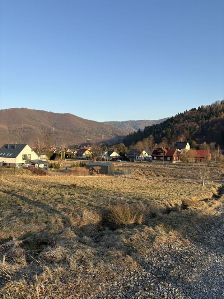 Działka budowlana Międzybrodzie Bialskie. Zdjęcie 5