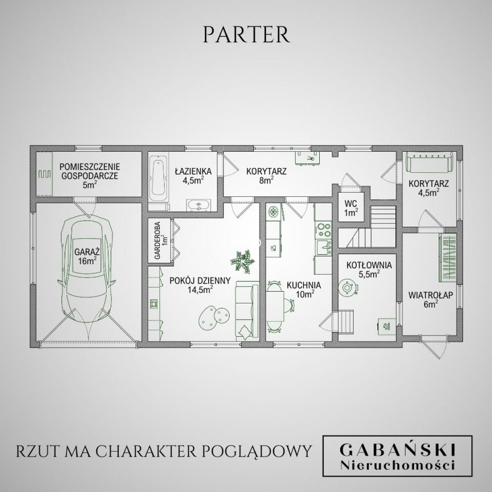 dom wolnostojący, 5 pokoi Tarnów Krzyż, ul. Górna. Zdjęcie 16