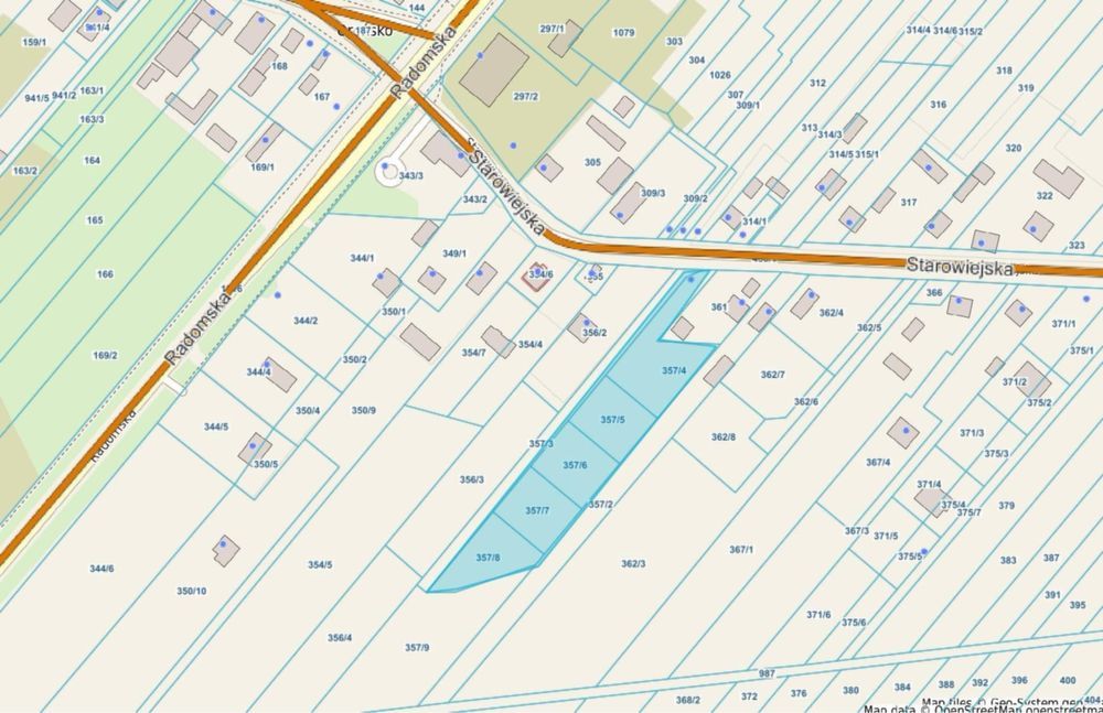 Działka budowlana Orońsko, ul. Starowiejska. Zdjęcie 3