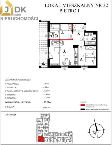 Mieszkanie 3-pokojowe Sochaczew Centrum, ul. Kochanowskiego. Zdjęcie 22