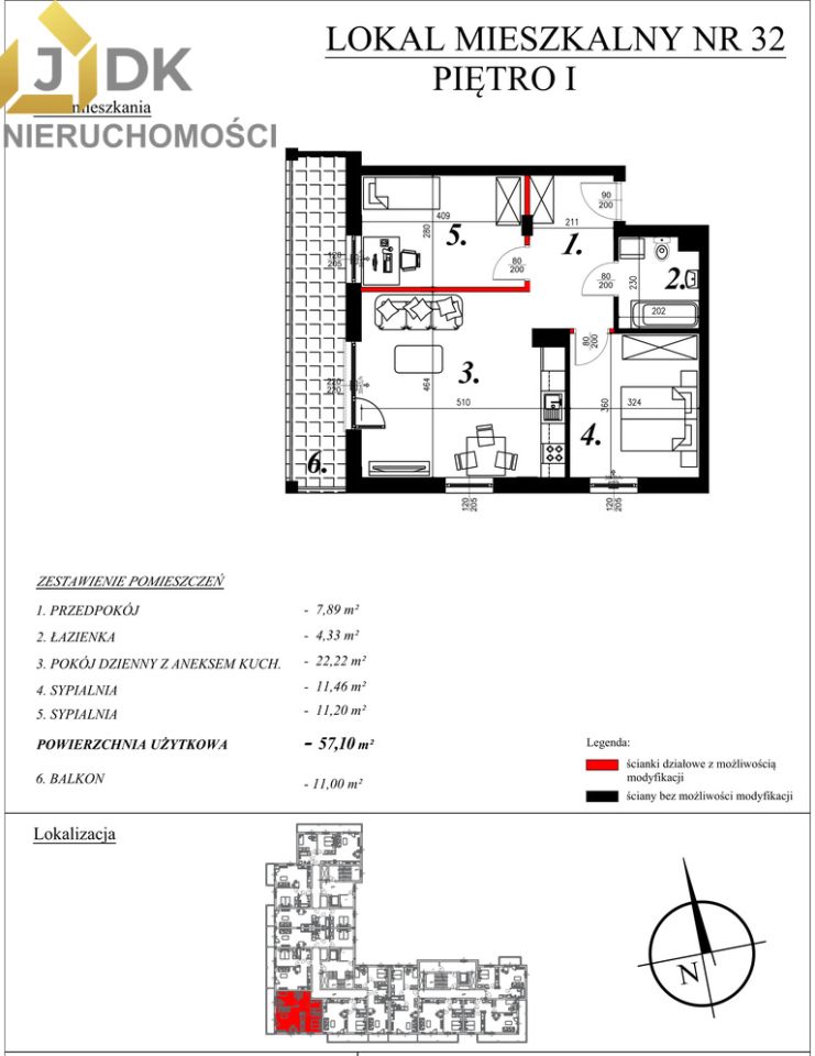 Mieszkanie 3-pokojowe Sochaczew Centrum, ul. Kochanowskiego. Zdjęcie 22