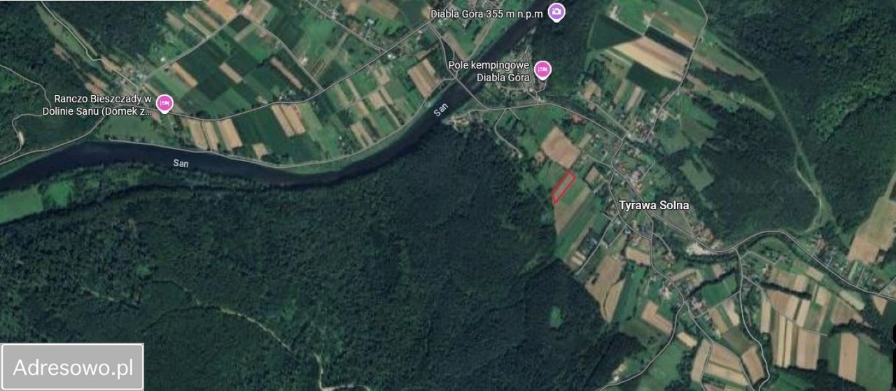 Działka budowlana Tyrawa Solna. Zdjęcie 4