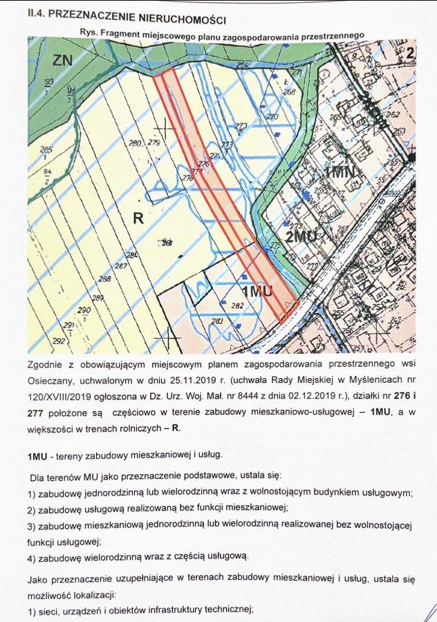 Działka rolna Osieczany. Zdjęcie 2