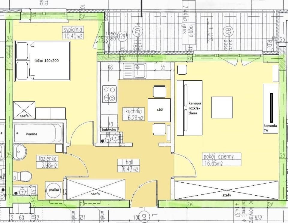 Mieszkanie 2-pokojowe Warszawa Wola, ul. Zawiszy. Zdjęcie 21