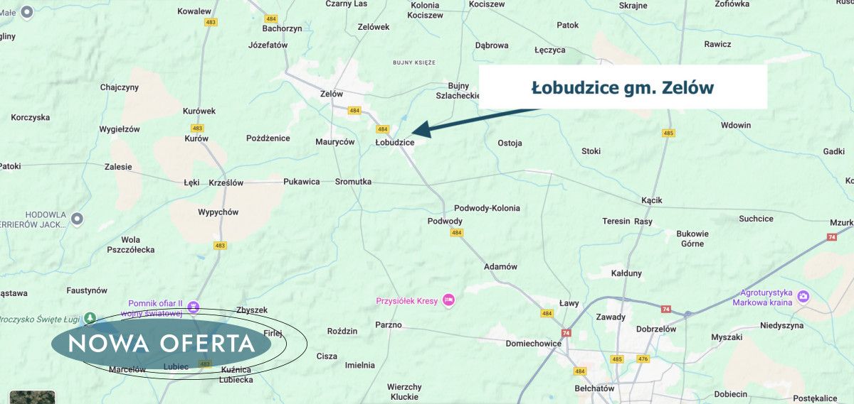 Działka budowlana Łobudzice, ul. Akacjowa. Zdjęcie 16