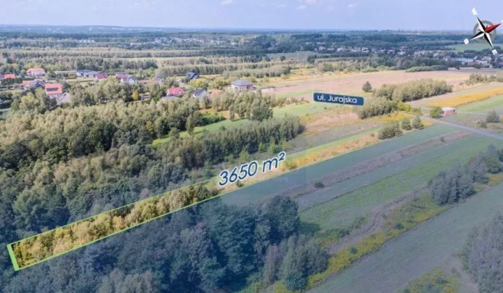 Działka budowlana Jaskrów, ul. Jurajska