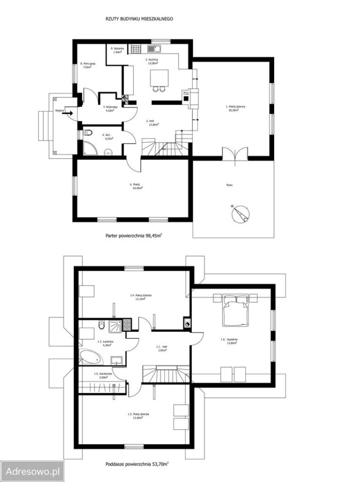 dom wolnostojący, 5 pokoi Wałdowo, ul. Szmaragdowa. Zdjęcie 19
