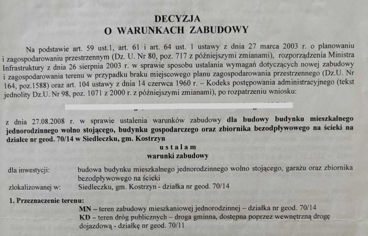 Działka budowlana Siedleczek. Zdjęcie 3