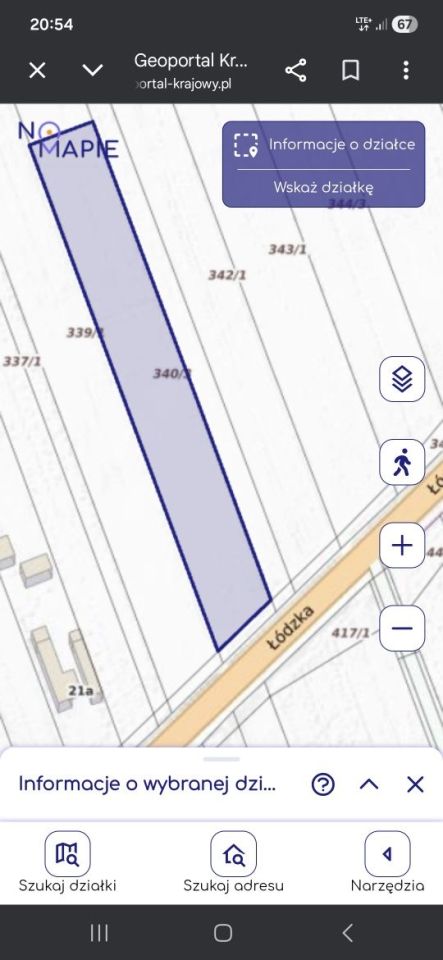 Działka budowlana Bratoszewice. Zdjęcie 1