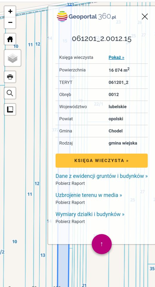 Działka rolna Książ