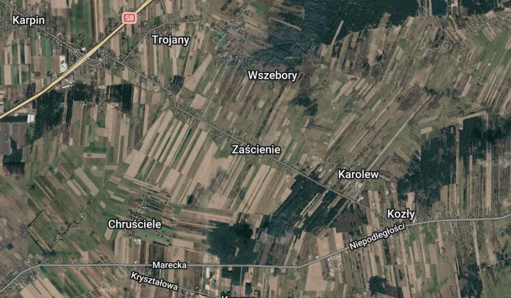 Działka budowlana Zaścienie