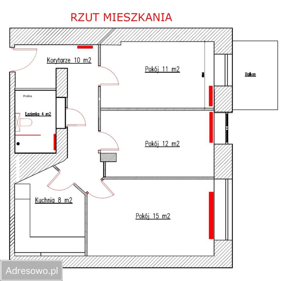 Mieszkanie 3-pokojowe Wrocław Śródmieście, ul. Oleśnicka. Zdjęcie 19