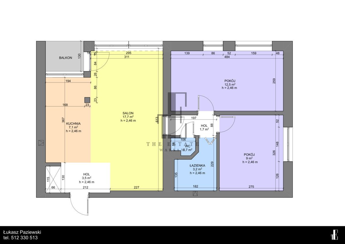 Mieszkanie 3-pokojowe Warszawa Mokotów, ul. Jana III Sobieskiego. Zdjęcie 12