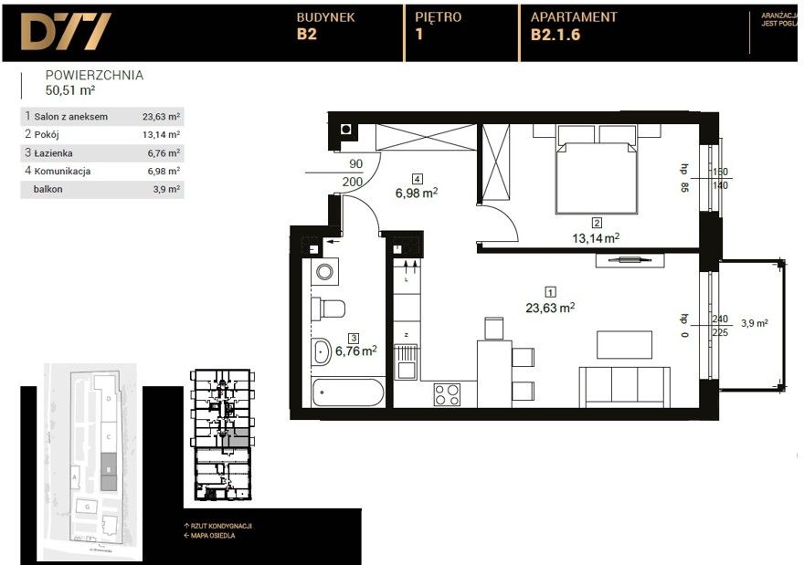 Mieszkanie 2-pokojowe Łódź, ul. Drewnowska. Zdjęcie 13