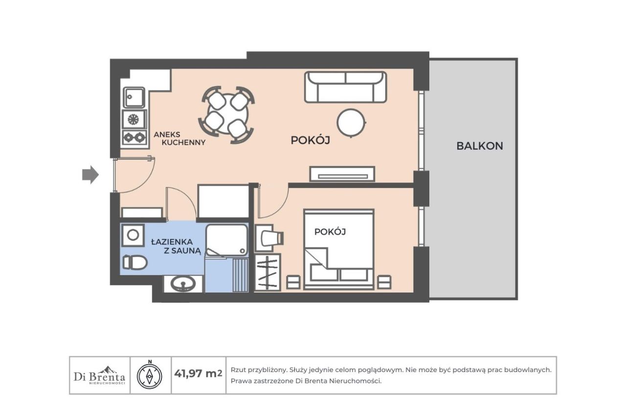 Mieszkanie 2-pokojowe Hajnówka Lipiny. Zdjęcie 13