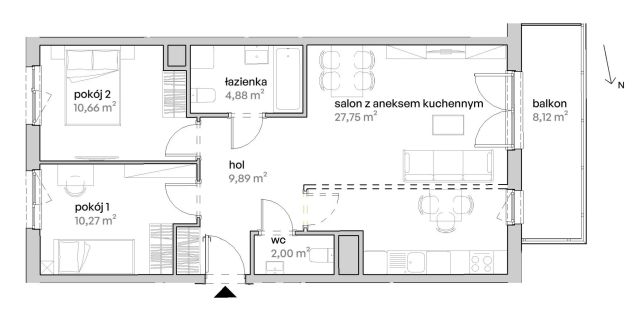 Mieszkanie 3-pokojowe Poznań Starołęka, ul. Unii Lubelskiej. Zdjęcie 7