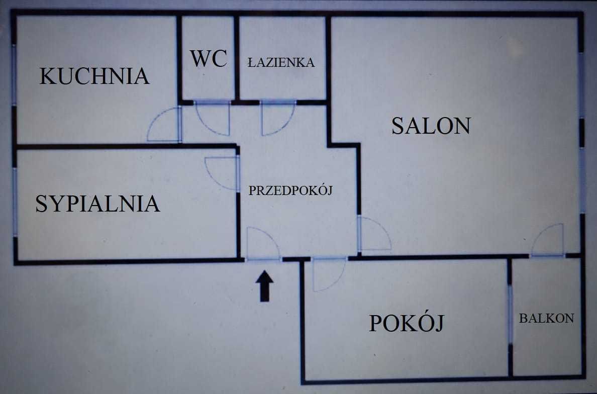 Mieszkanie 3-pokojowe Wrocław Różanka. Zdjęcie 8