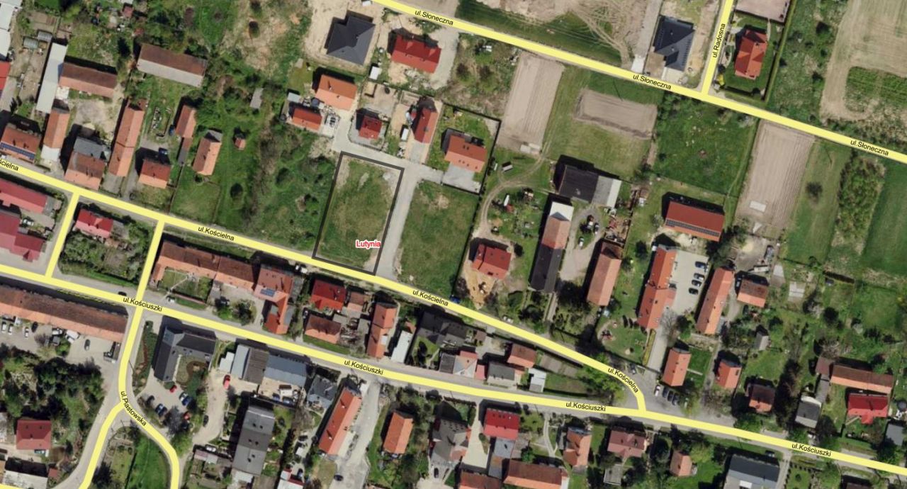 Działka budowlana Lutynia, ul. Kościelna. Zdjęcie 1