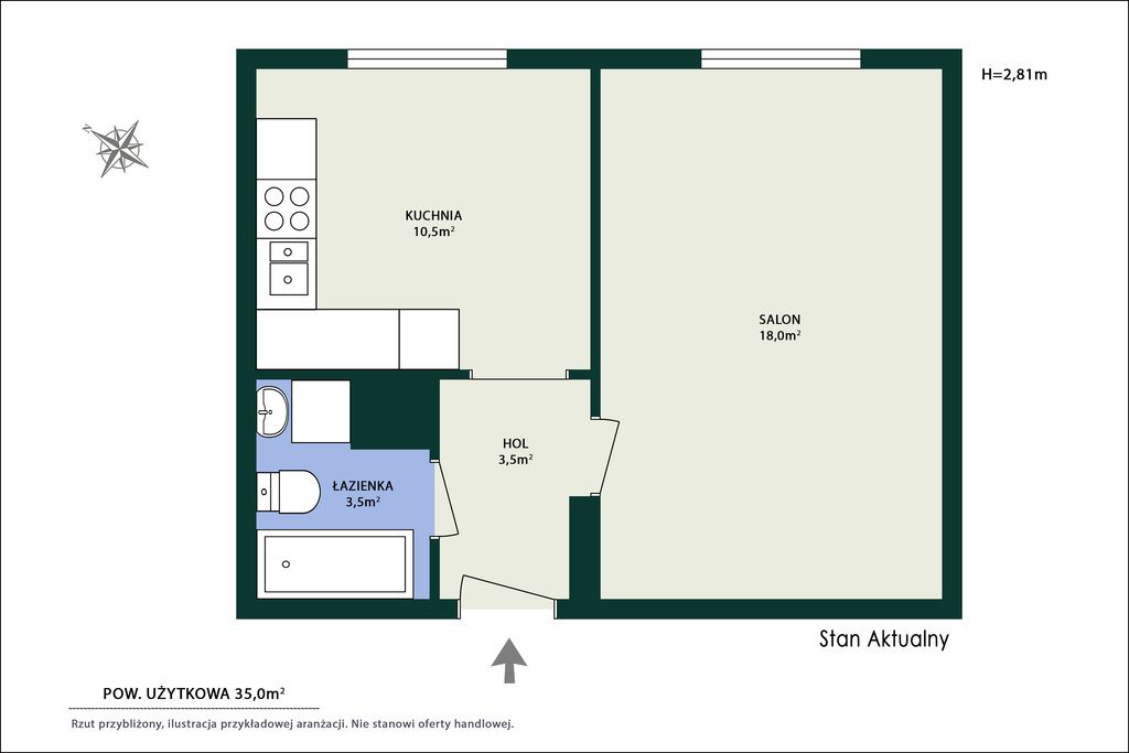 Mieszkanie 1-pokojowe Warszawa Praga-Południe, ul. Podskarbińska. Zdjęcie 10