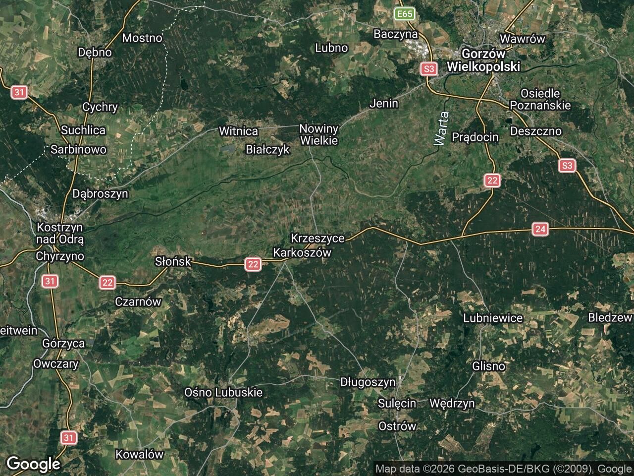 Działka rolno-budowlana Krzeszyce. Zdjęcie 1