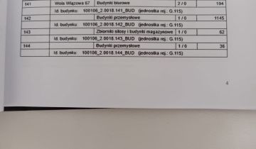 Hala/magazyn Wola Wiązowa