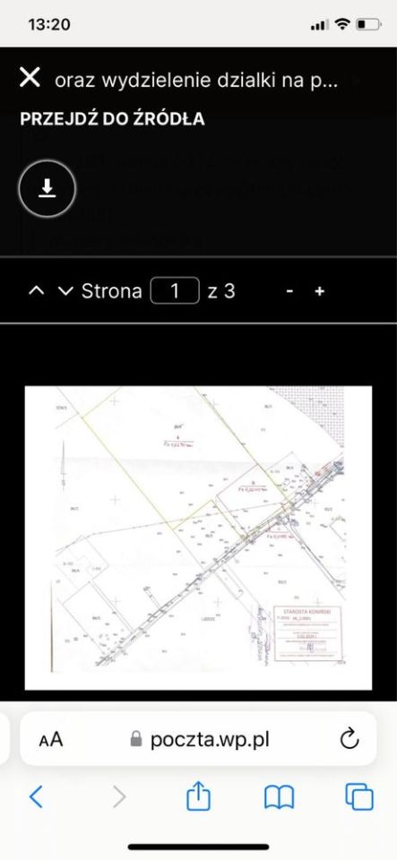 Działka budowlana Adamów. Zdjęcie 2
