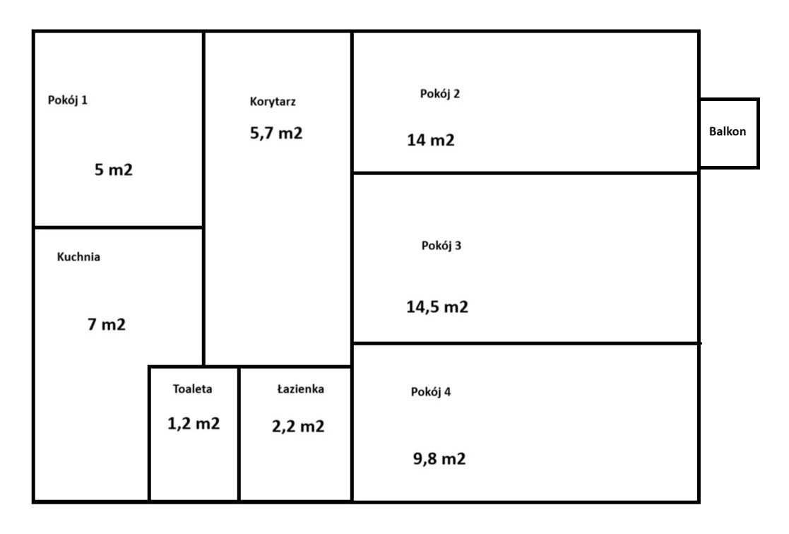 Mieszkanie 4-pokojowe Gniezno, os. Orła Białego. Zdjęcie 6