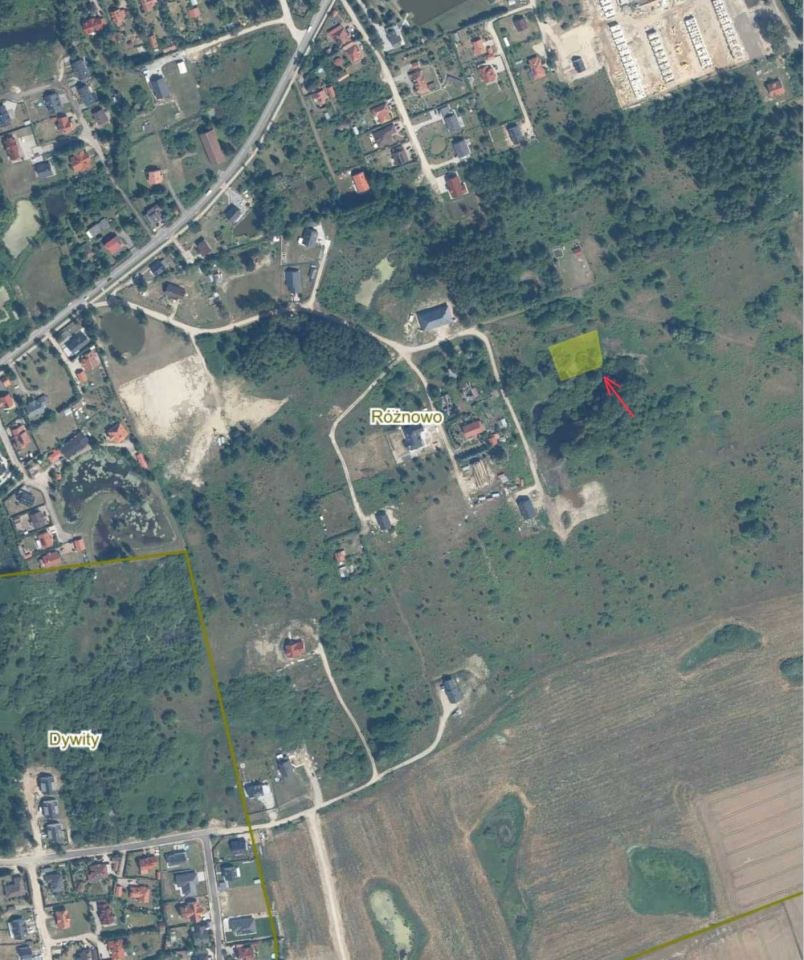 Działka budowlana Różnowo. Zdjęcie 4