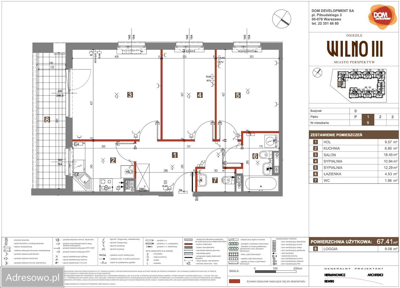 Mieszkanie 3-pokojowe Warszawa Targówek, ul. Pohulanka. Zdjęcie 8