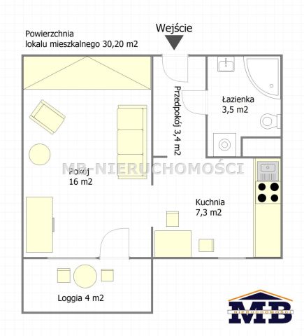 Mieszkanie 1-pokojowe Olsztyn Jaroty, ul. Jarocka. Zdjęcie 14