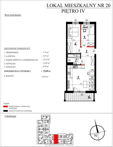 Mieszkanie 3-pokojowe Sochaczew, ul. Kochanowskiego. Zdjęcie 13